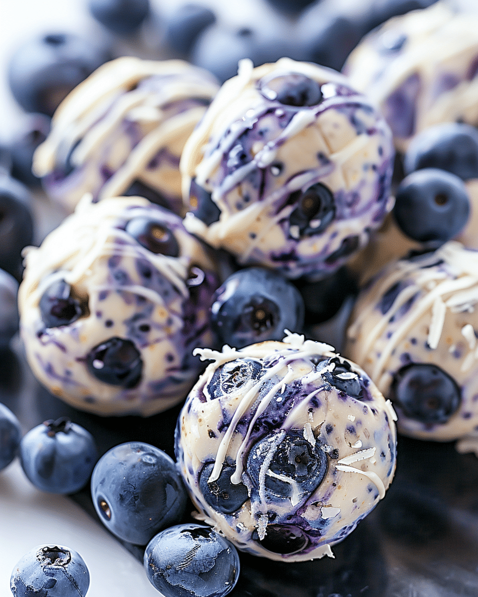 Blueberry Protein Bites