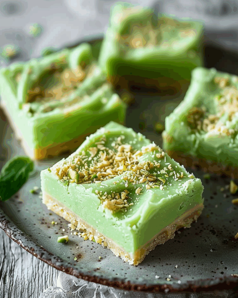 Easy Pistachio Cookie Bars