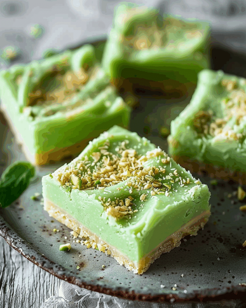 Easy Pistachio Cookie Bars