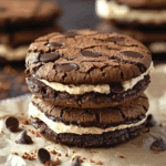 Brownie Cookie Dough Sandwich Cookies