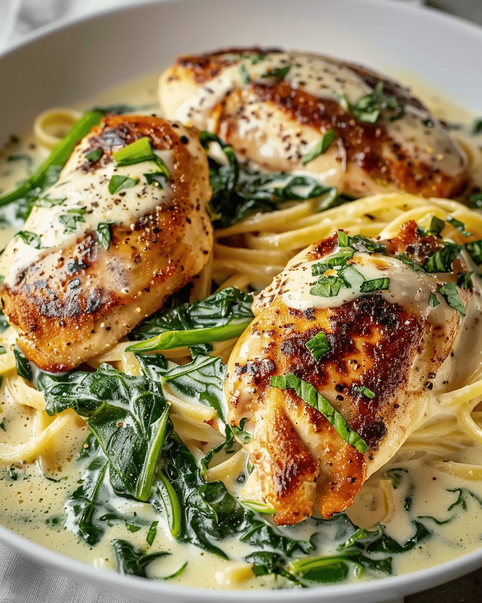 Creamy Chicken Florentine