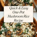 One-Pot Mushroom Rice Recipe
