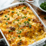 Savory Crescent Roll Breakfast Casserole