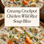 Creamy Crockpot Chicken Wild Rice Soup Recipe