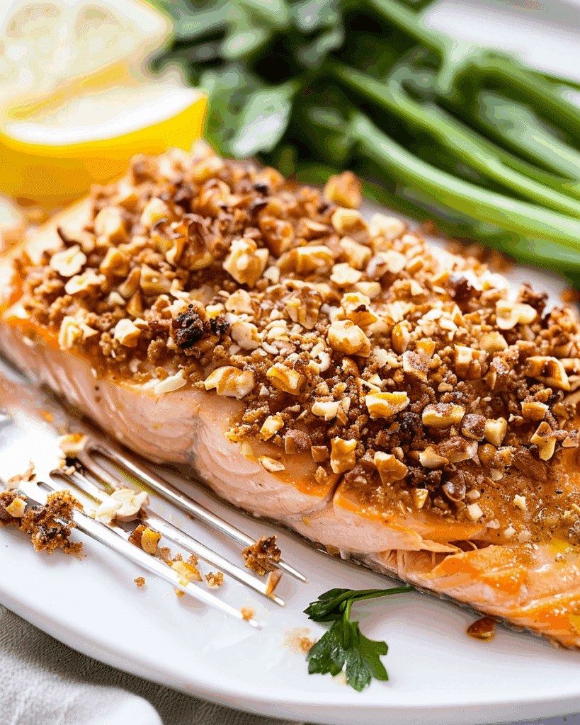 Walnut Crusted Salmon