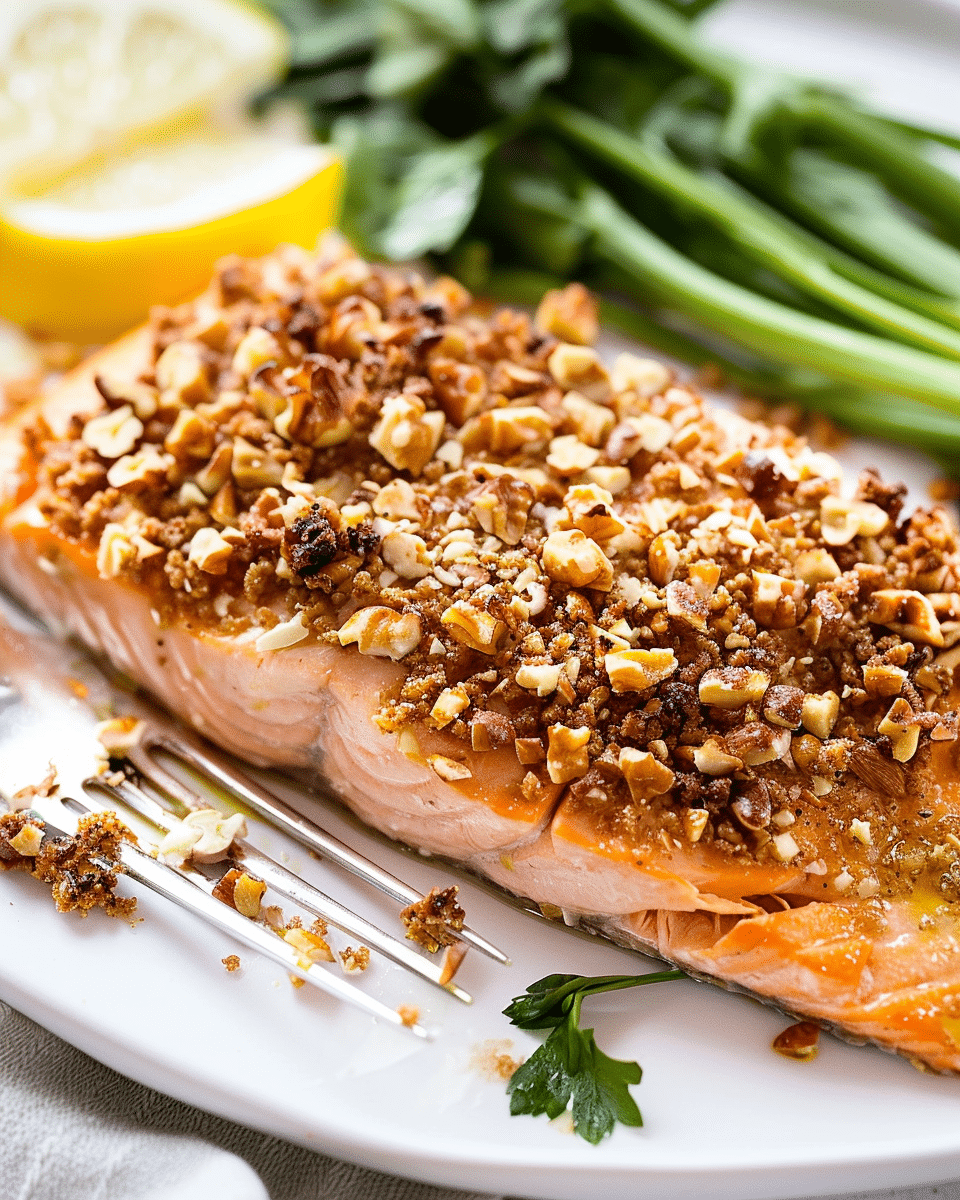 Walnut Crusted Salmon
