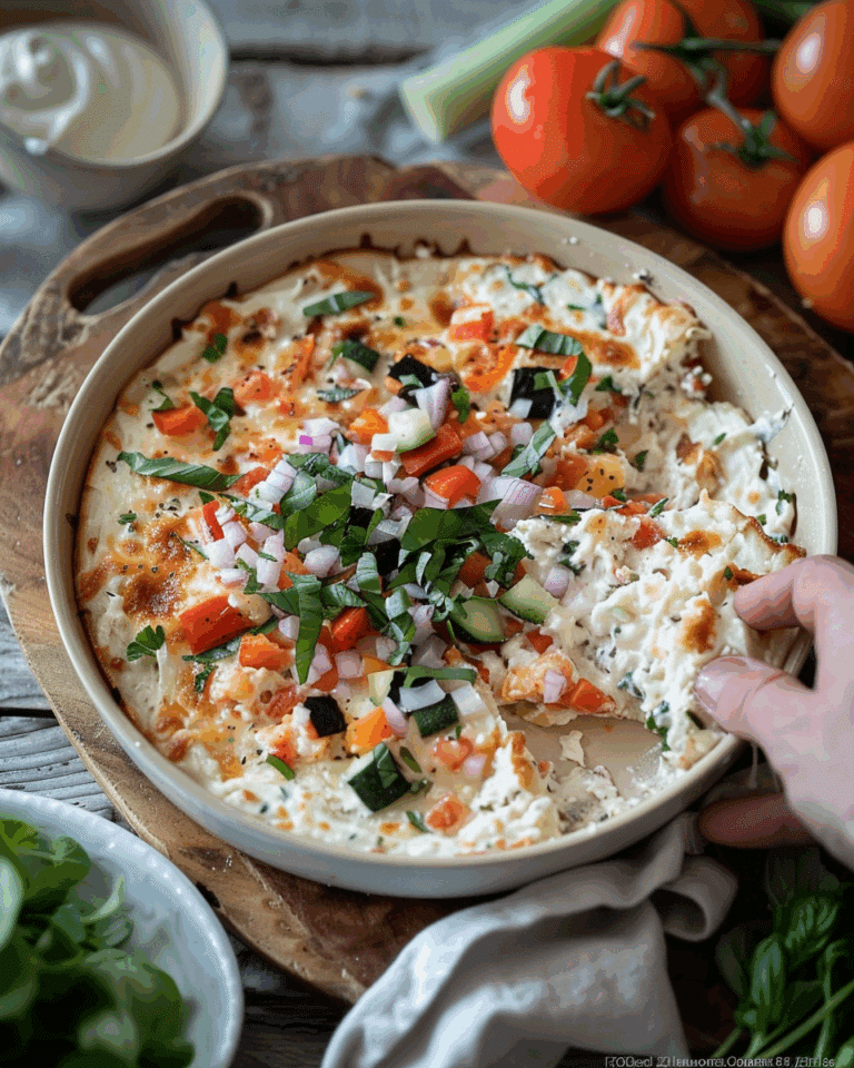 Veggie Pizza Dip