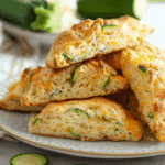 Zucchini Cheddar Cottage Cheese Scones