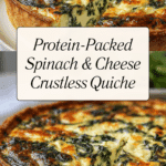 Cottage Cheese and Spinach Crustless Quiche Recipe