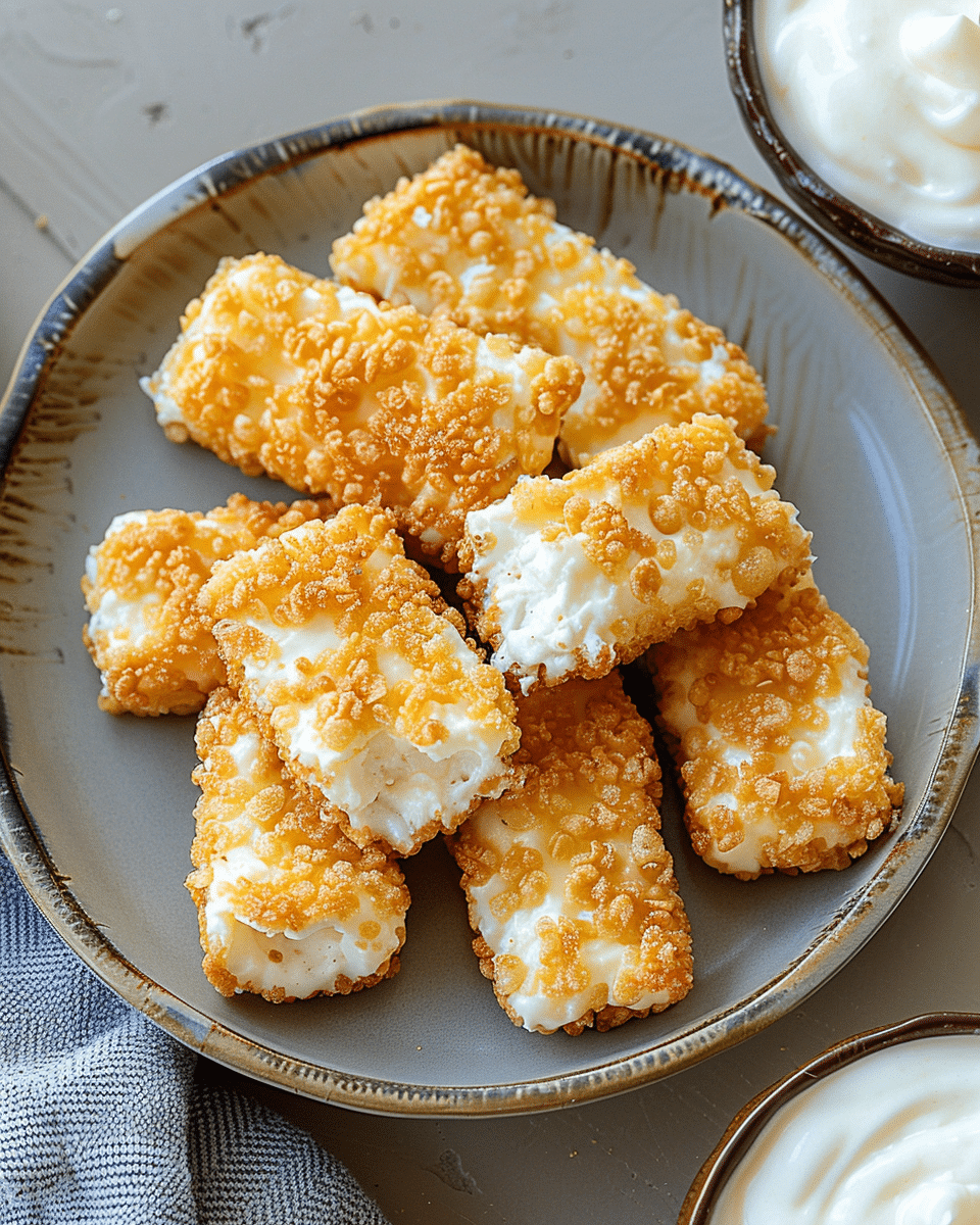 Crispy Cottage Cheese Treats