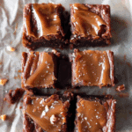 No Bake Caramel Brownies