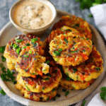 Vegetable Chickpea Fritters