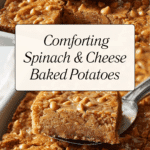 Baked Potatoes with Spinach, Cheese, and Mushrooms Recipe