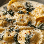 Creamy Tuscan Ravioli Soup Recipe