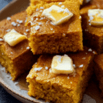 Pumpkin Cornbread with Cinnamon Honey Butter Recipe