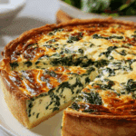 Cottage Cheese and Spinach Crustless Quiche Recipe