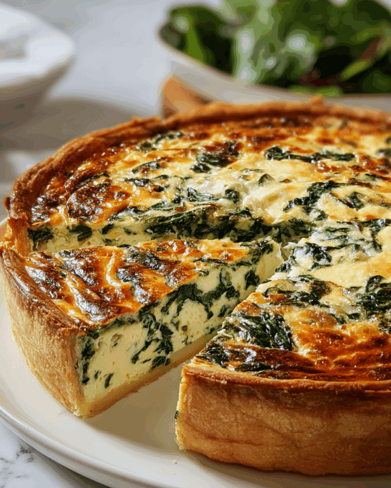 Cottage Cheese and Spinach Crustless Quiche Recipe