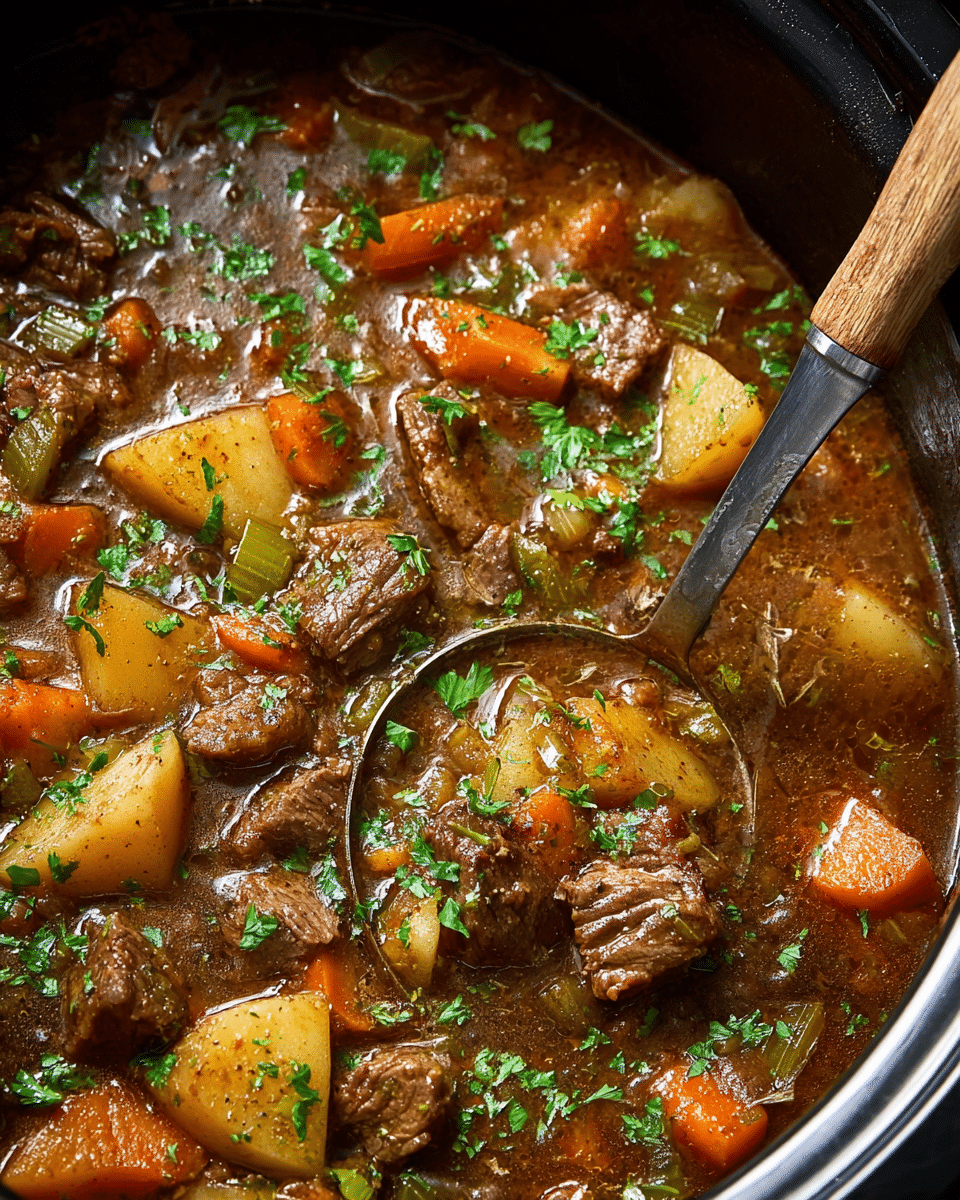 "Slow Cooker Beef Stew – Recipe