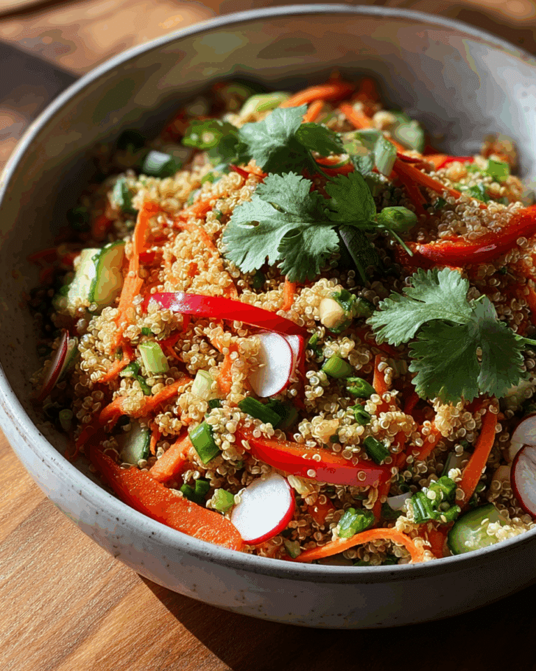 Thai Quinoa Crunch Salad Recipe