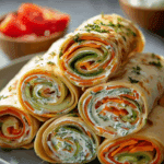 Vegetable Tortilla Roll-Ups Recipe