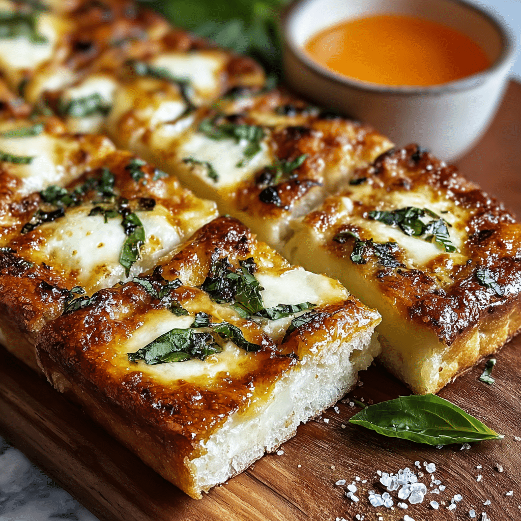 Hot Honey Garlic Bread Pizza Recipe - Recipe Image