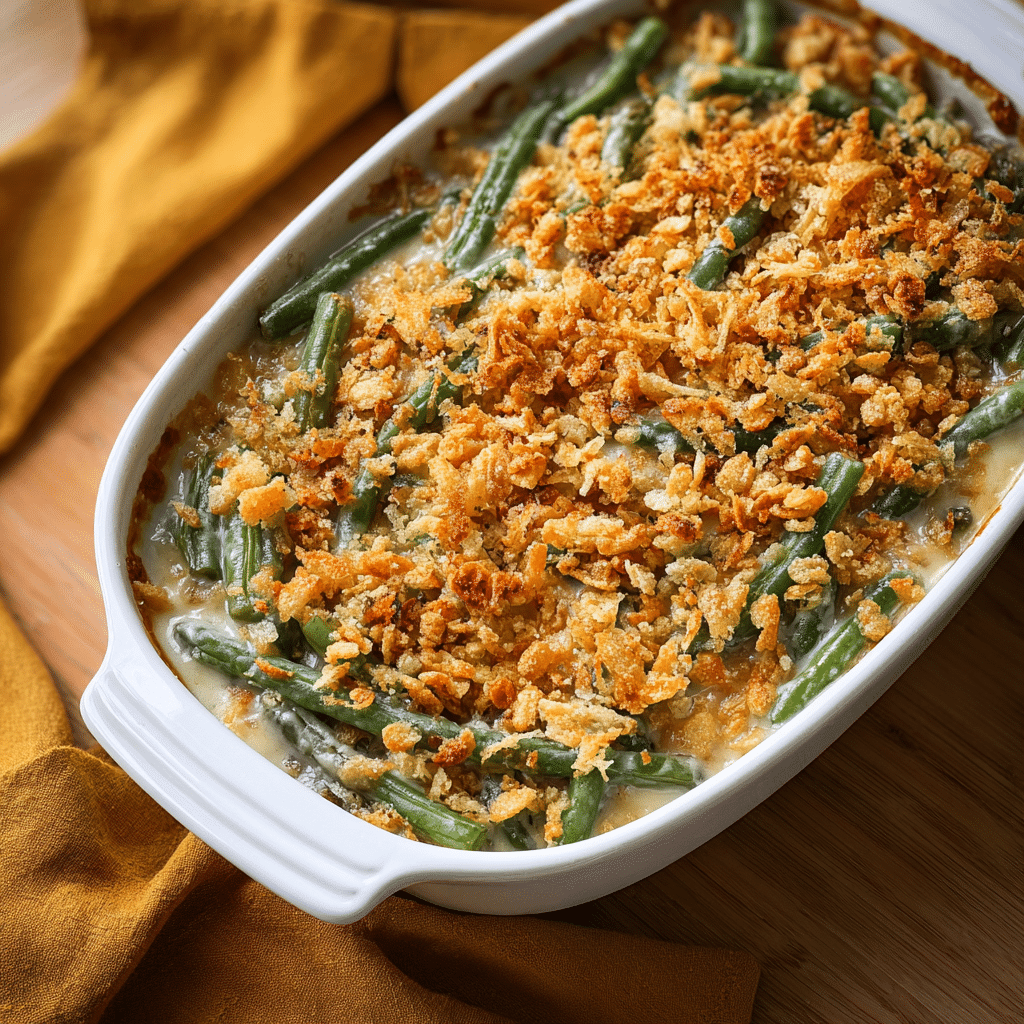 Classic Green Bean Casserole Recipe - Recipe Image