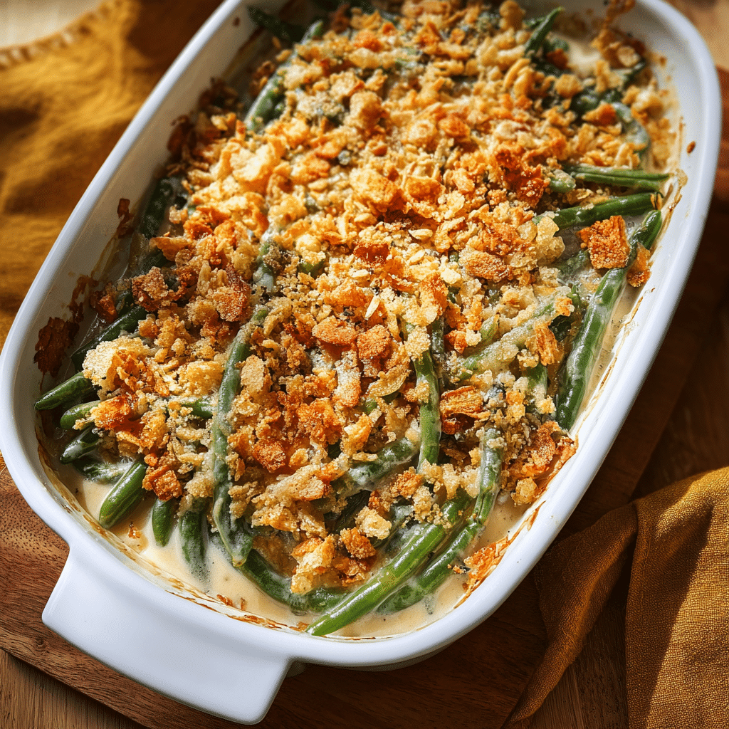 Classic Green Bean Casserole Recipe - Recipe Image