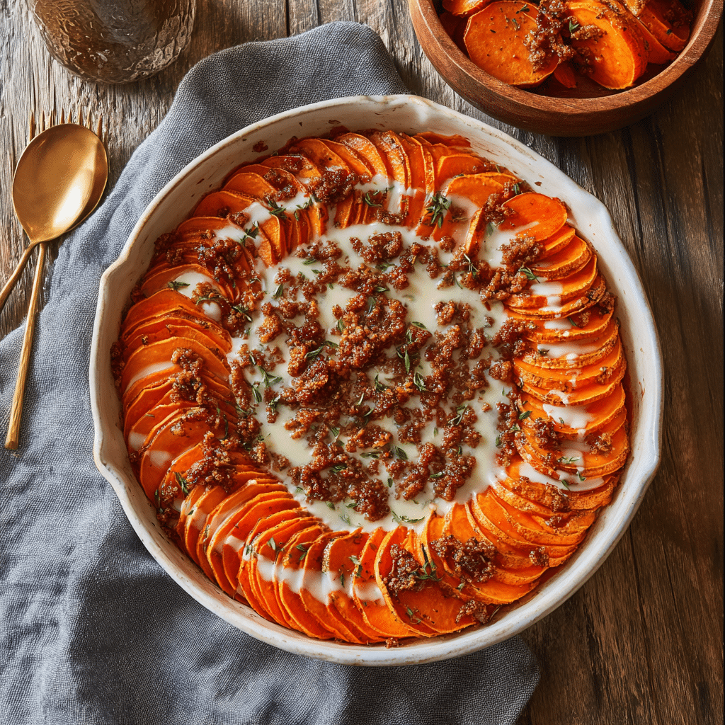 Scalloped Sweet Potatoes Recipe - Recipe Image
