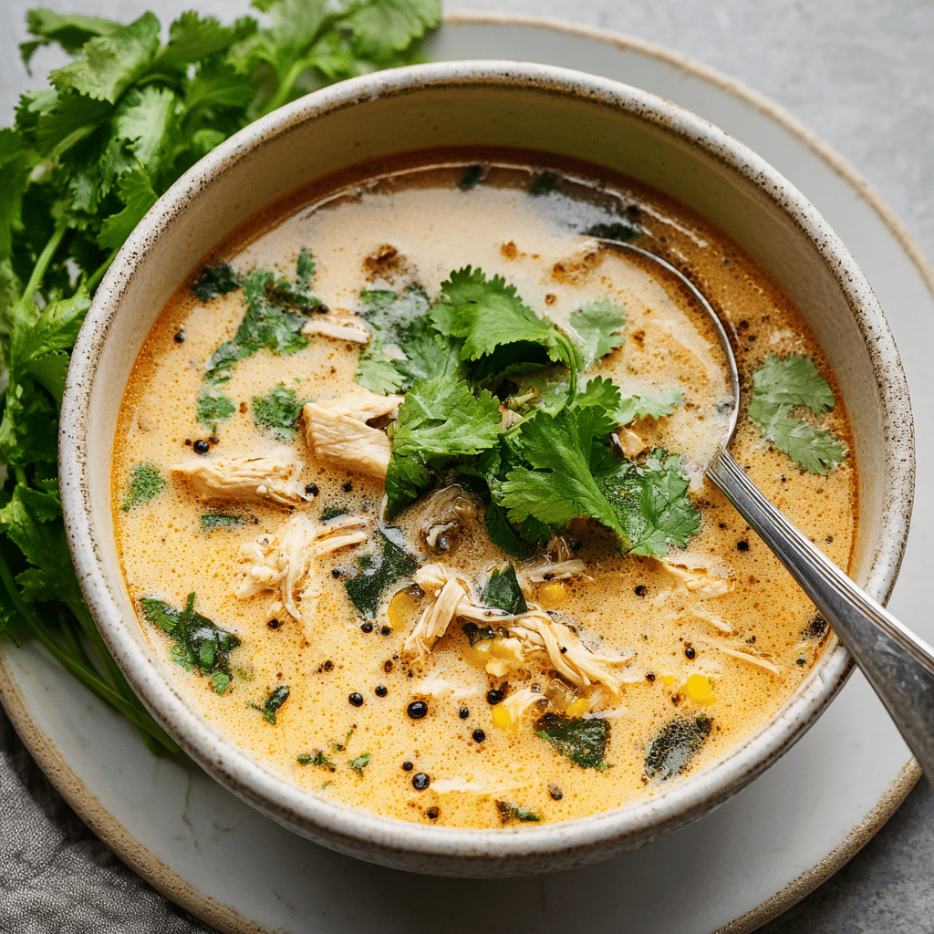 Chicken, Poblano, and Black Bean Soup Recipe - Recipe Image