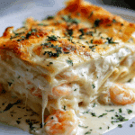 Shrimp & Crab Alfredo Lasagna Roll-Ups Recipe