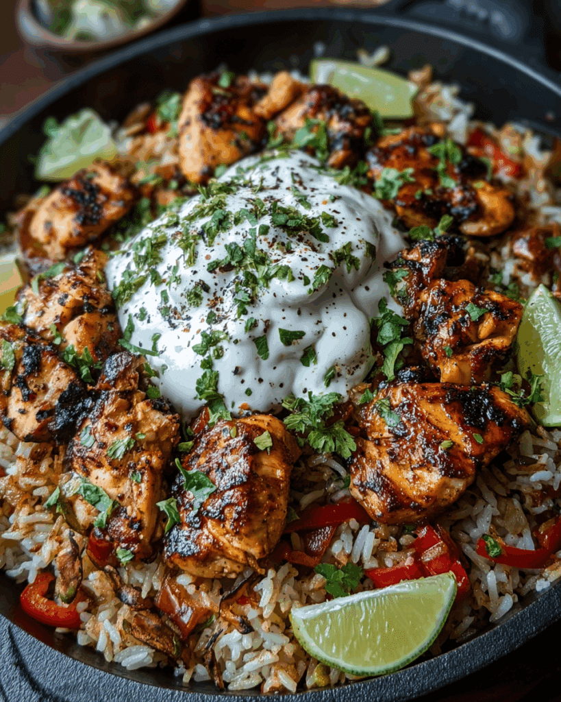 One-Pot Shawarma Chicken and Rice Recipe