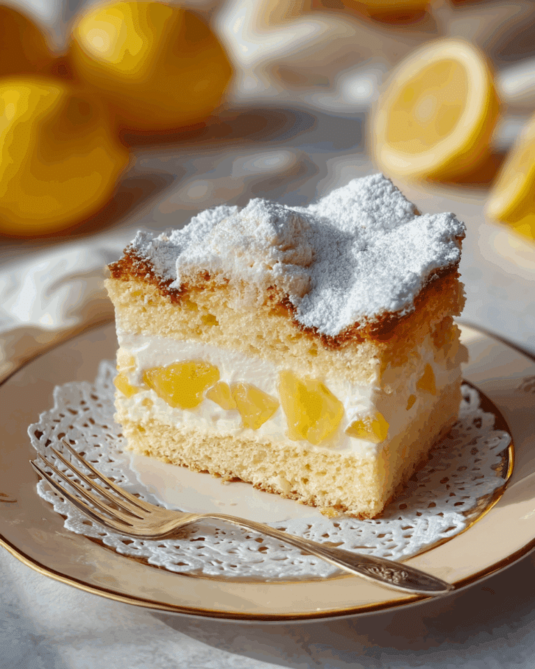 One-Bowl Lemon Dessert Recipe