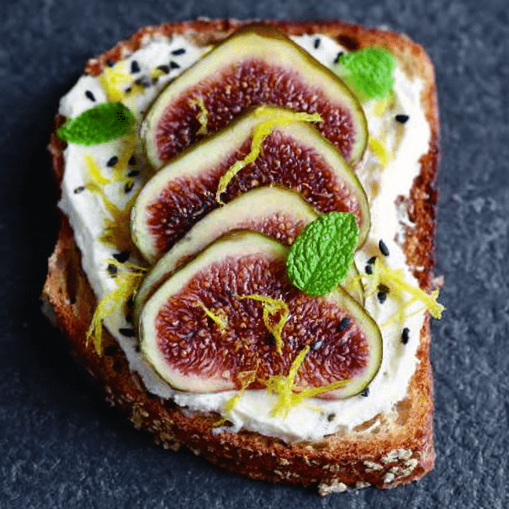 Caramelized Fig and Ricotta Toast Recipe