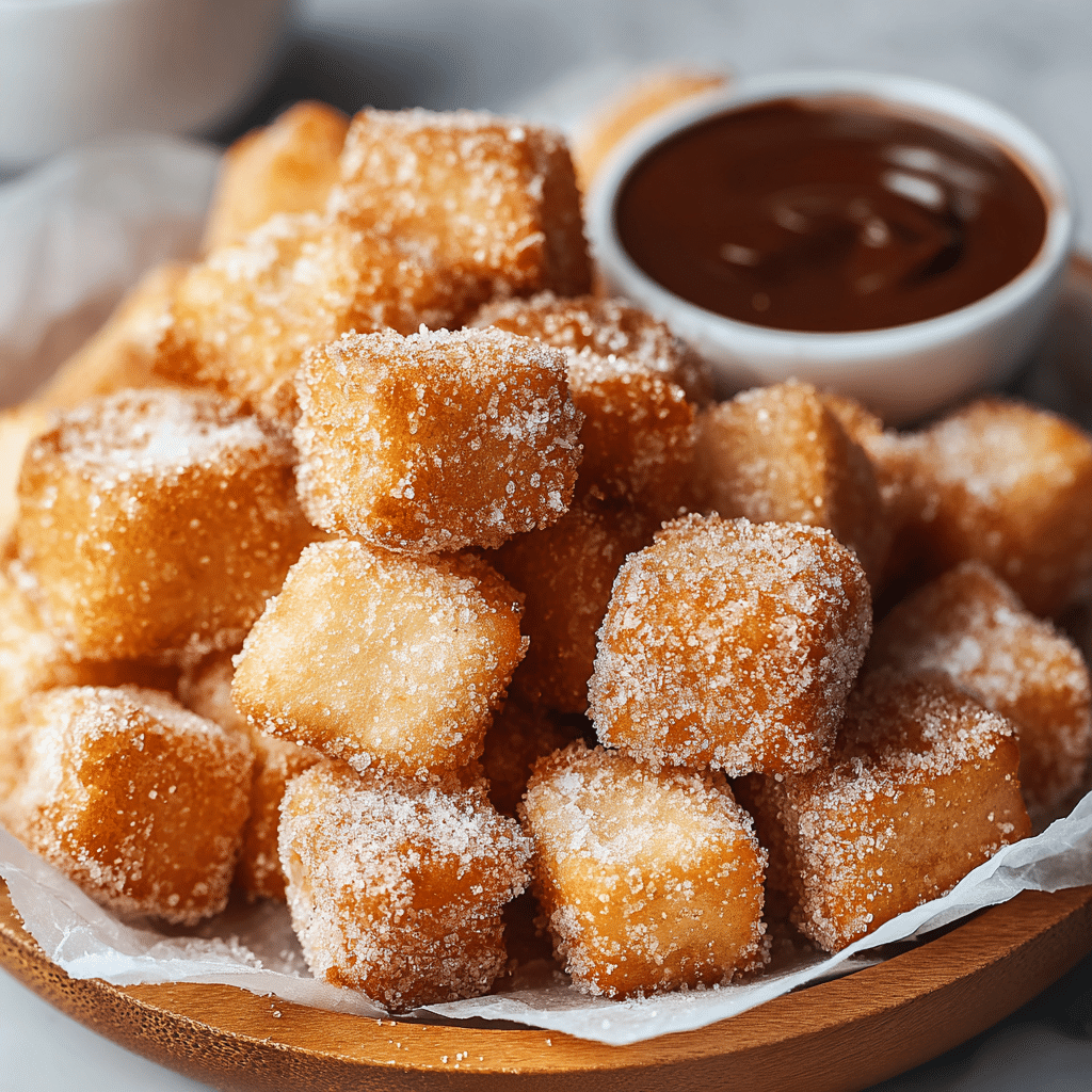Crispy Cinnamon Air Fryer Churro Bites Recipe - Recipe Image