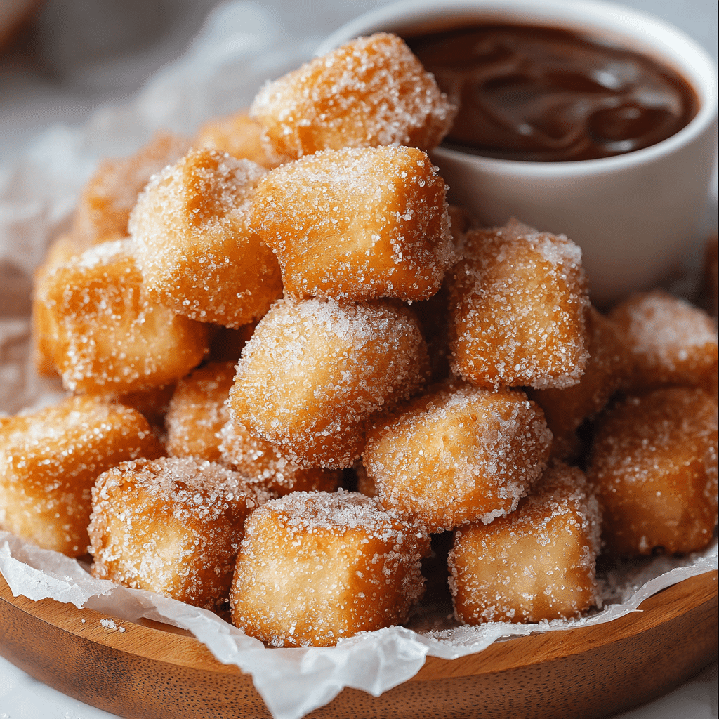 Crispy Cinnamon Air Fryer Churro Bites Recipe - Recipe Image