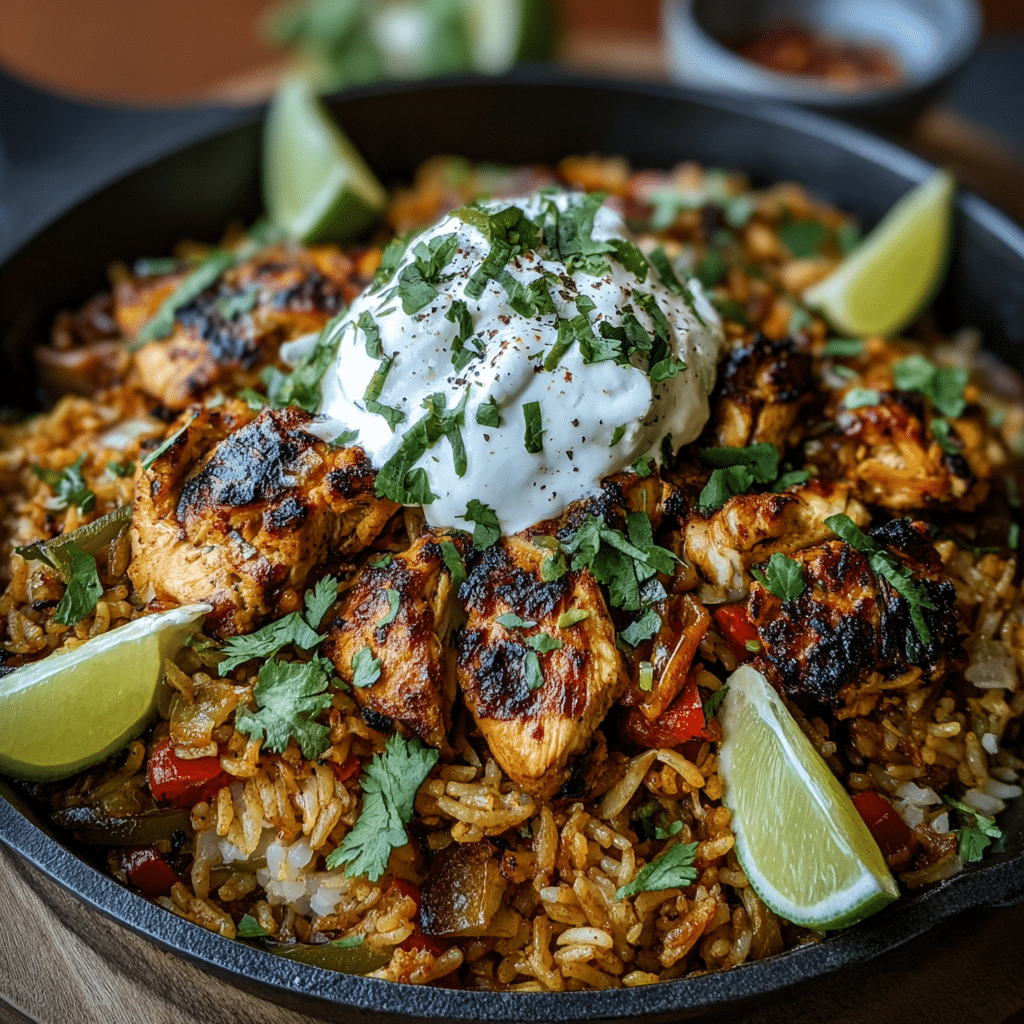 One-Pot Shawarma Chicken and Rice Recipe - Recipe Image