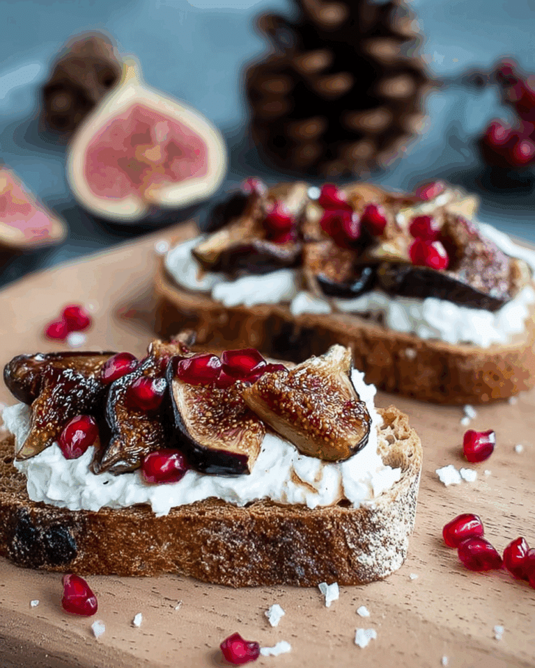 "Caramelized Fig and Ricotta Toast Recipe