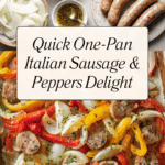 One-Pan Italian Sausage and Peppers Recipe