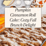 Pumpkin Cinnamon Roll Cake Recipe