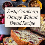 Cranberry Orange Walnut Loaf Recipe