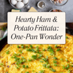 Frittata with Potatoes and Ham Recipe