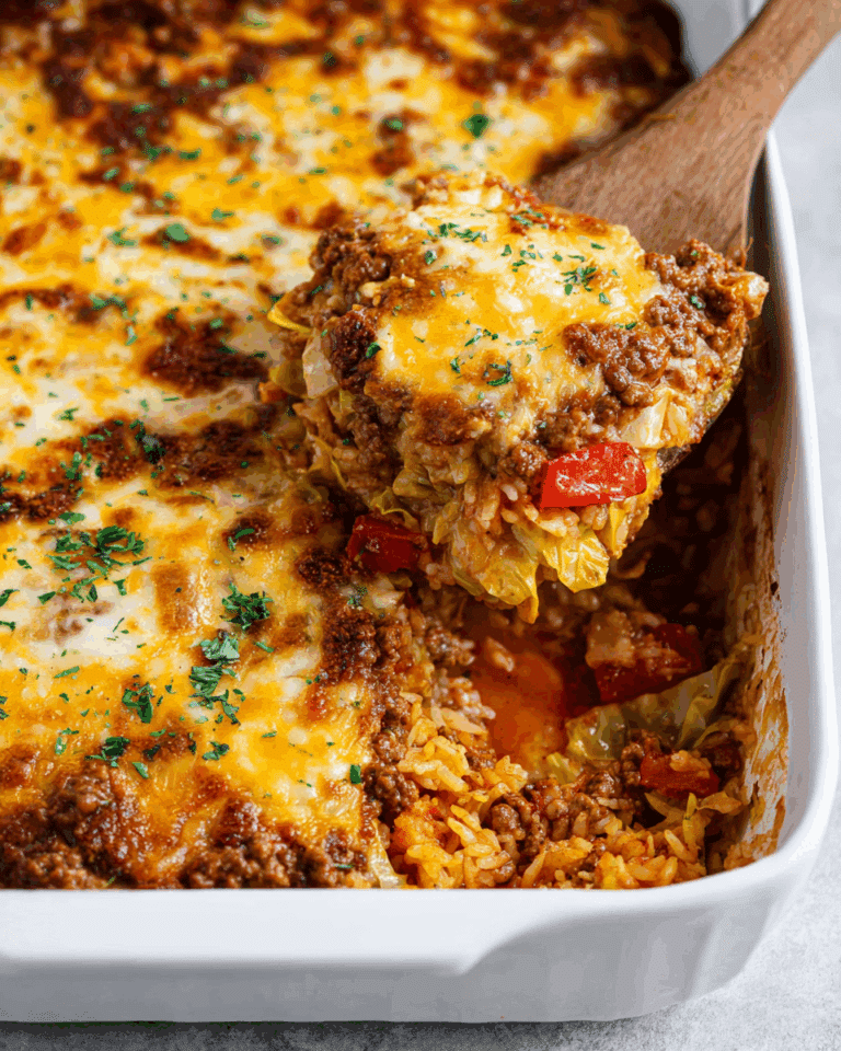 Beef Cabbage Roll Casserole Recipe
