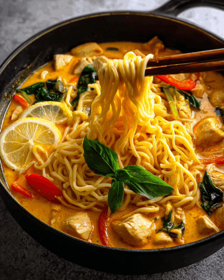 Thai Red Curry Noodle Soup Recipe