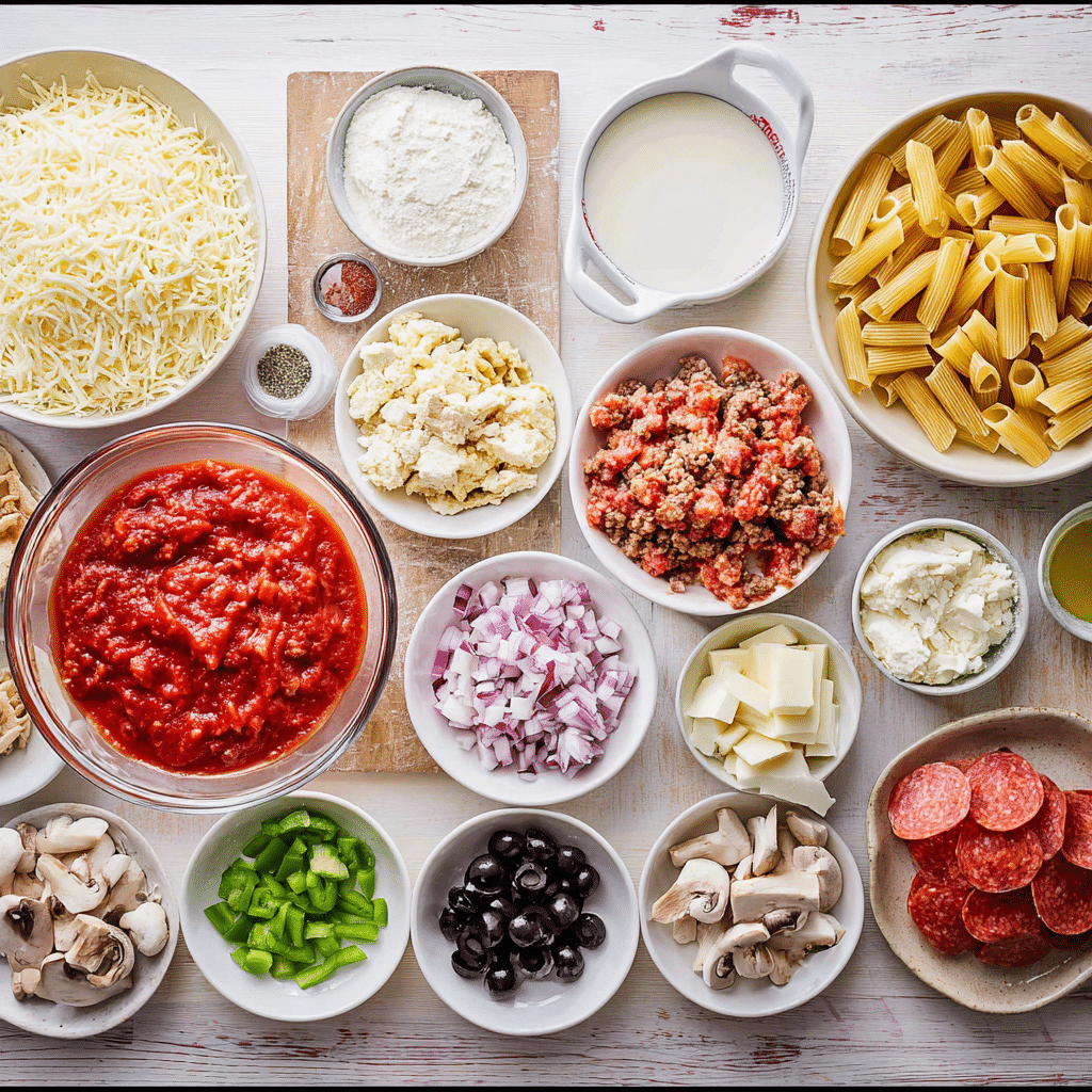 Pizza Casserole Recipe - Recipe Image