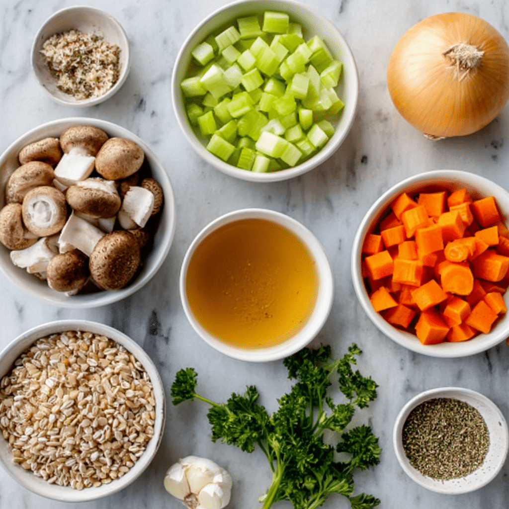 Mushroom Barley Soup Recipe - Recipe Image