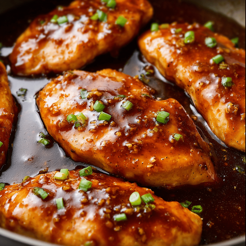 Honey Garlic Butter Chicken with Root Vegetables Recipe - Recipe Image