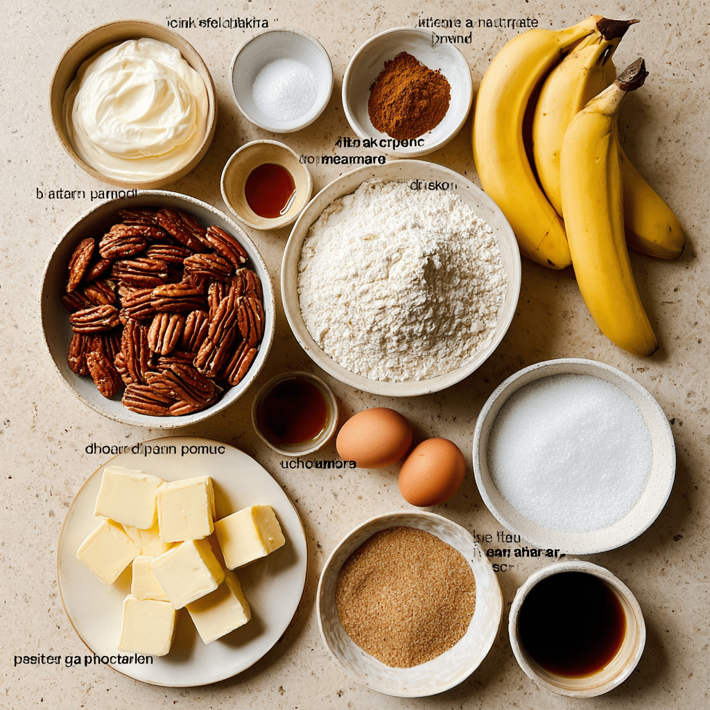 Maple Pecan Banana Bread Recipe - Recipe Image