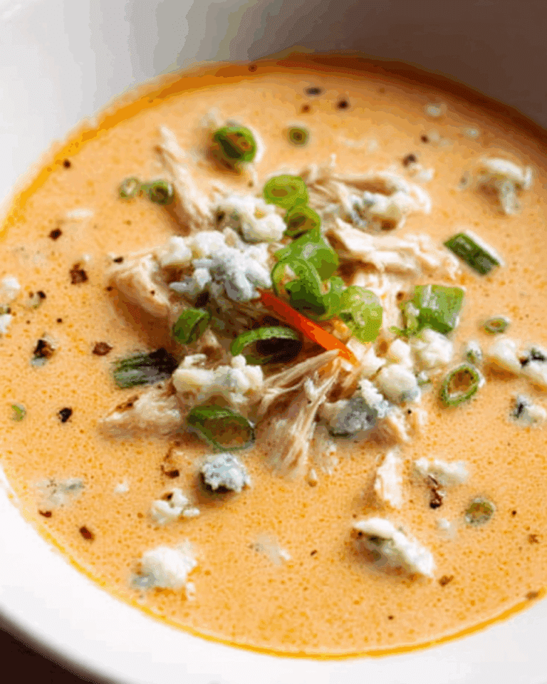 Buffalo Blue Cheese Chicken Soup Recipe