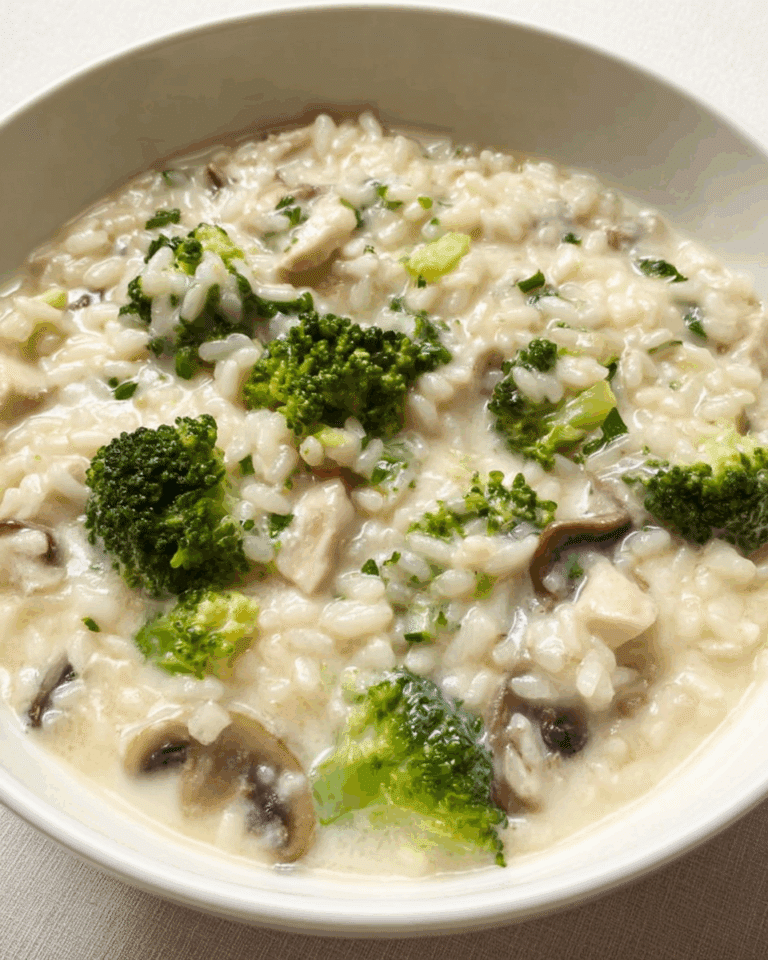 Creamy Chicken and Mushroom Risotto Recipe