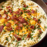 Creamy Chicken Noodle Soup with Pancetta Recipe